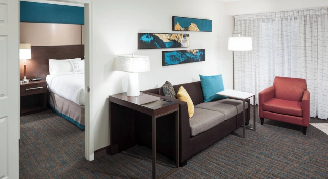 Люкс с 2 комнатами Residence Inn Denver Highlands Ranch