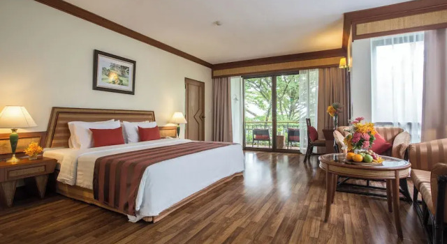 Двухместный номер Deluxe с балконом Maneechan Resort & Sport Club
