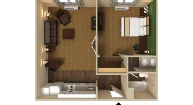Люкс Extended Stay America Las Vegas - Valley View