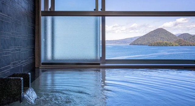Двухместный номер Nonokaze-club building Executive with hot spring The Lake View Toya Nonokaze Resort