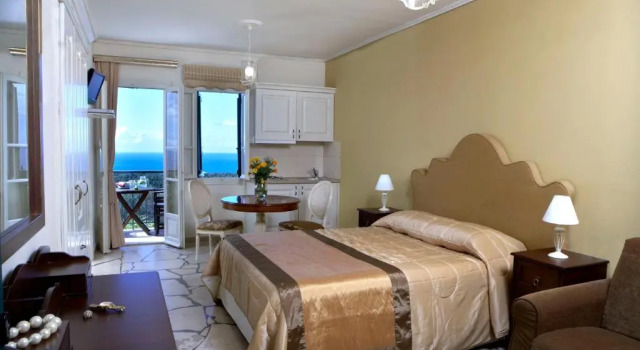 Студия с видом на море Dafnoudi Hotel Apartments