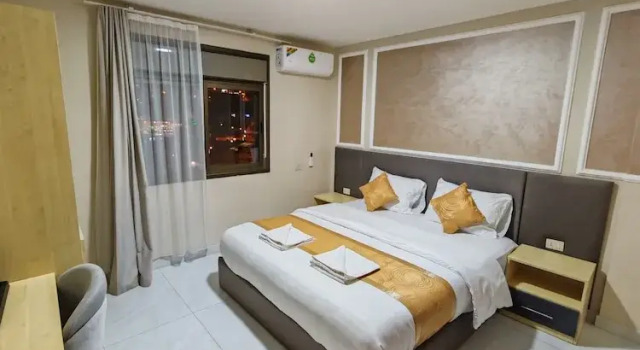 Habitación doble De lujo 1 dormitorio con vista Rakan ApartHotel and Luxury Rooms