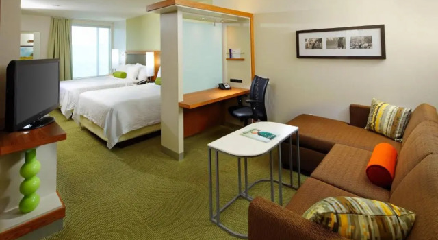 Двухместная студия SpringHill Suites by Marriott Pittsburgh Latrobe