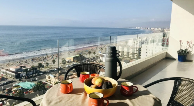 Апартаменты Deluxe с 2 комнатами рядом с пляжем La Choza VIP Turquesa en La Serena