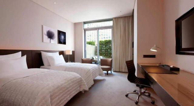 Двухместный номер Deluxe с балконом Le Meridien Taipei
