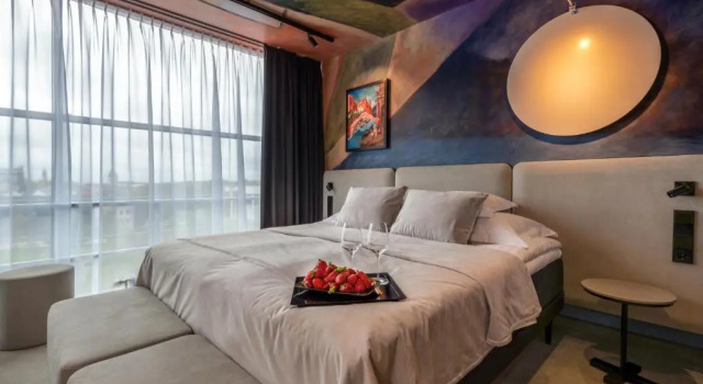 Двухместный номер Deluxe Art Hotel Pallas by Tartuhotels