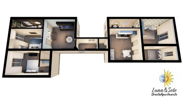 Апартаменты Luna&Sole Oreste Apartments - Self check-in