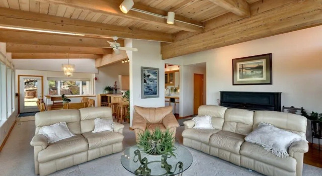Enviable Lake & Mountain Views wth Waterfal