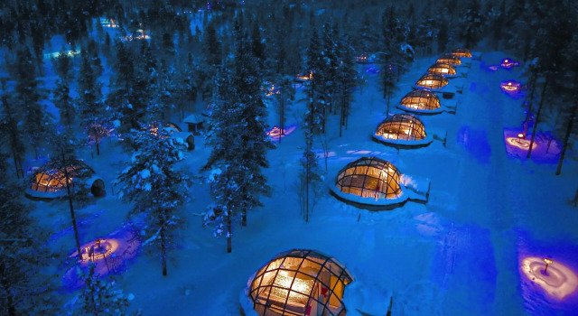 Иглу Kelo-Glass Kakslauttanen Arctic Resort - Igloos and Chalets