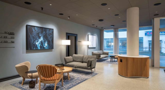 Radisson Blu 1919 Hotel, Reykjavík, Забронировать Отель Бизнес-отели Рейкьявика, рядом с Концертный зал и конференц-центр Harpa, 4* 5*