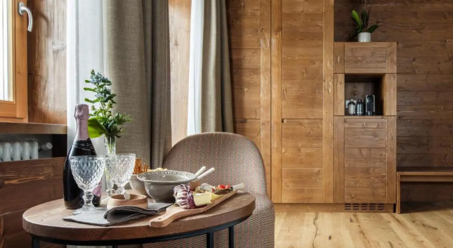 Трёхместный номер Deluxe с балконом и с видом на горы Casa Guargnè