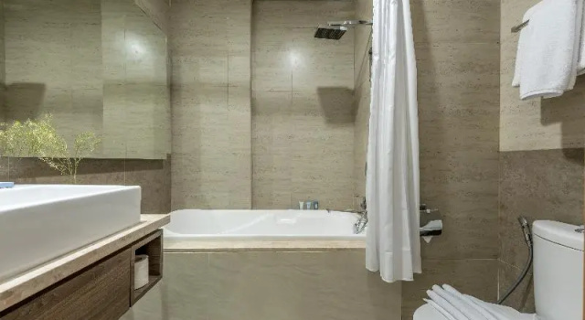 Standard Doppel Zimmer 1 Schlafzimmer mit Gartenblick Grande Valore Hotel Cikarang