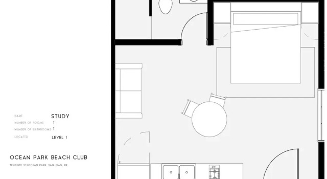 Студия Deluxe Couples Suites at Ocean Park Beach Club