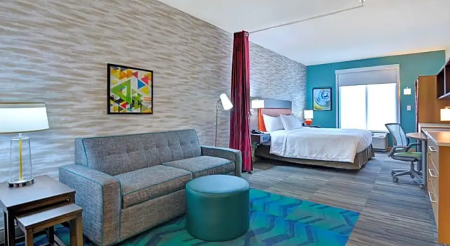 Двухместная студия-люкс Hearing Accessible Home2 Suites By Hilton Savannah Midtown, Ga