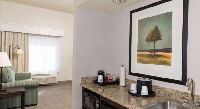 Двухместная студия Hampton Inn & Suites Hartford-Manchester