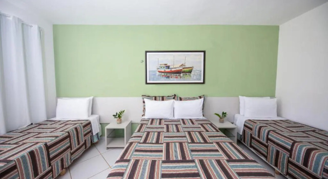 Четырёхместный номер Standard Pousada Mirante da Praia