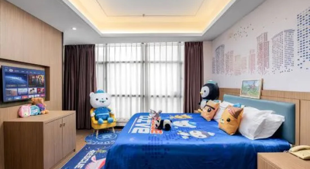 Семейный люкс с видом на город New Beacon Xinxilai International Hotel