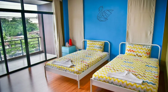 Двухместный номер Superior с видом на город ZZZ Hostel - Don Mueang Airport