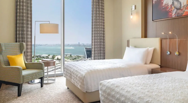 Двухместный номер Deluxe с видом на море Le Meridien City Center Doha