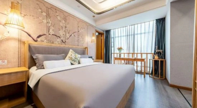 Двухместный люкс Emeishan Shuxiang Nianhua Hotel