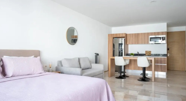 Menesse Studio 1 Bedroom Home, Забронировать Дом для отпуска Виллы Плая-дель-Кармен, рядом с Church of Guadalupe, Вилла