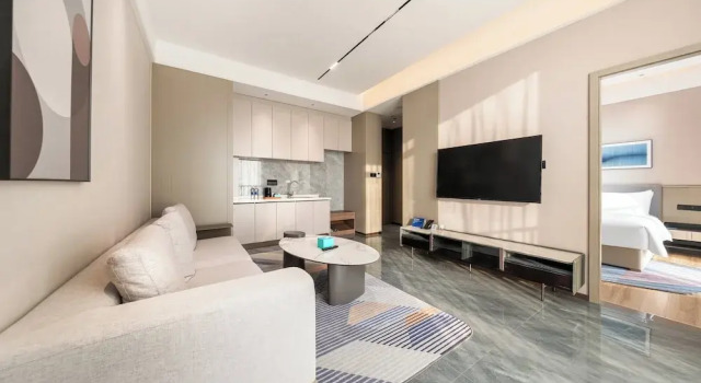 Люкс c 1 комнатой Holiday Inn Express Qidong Economic Zone by IHG