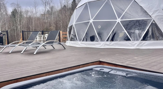 Номер Deluxe Bel Air Tremblant Hotel - Dômes & Chalets