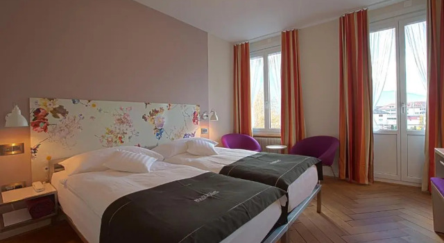 Двухместный номер Boutique с видом на сад и гору Юнгфрау Boutique Hotel Bellevue