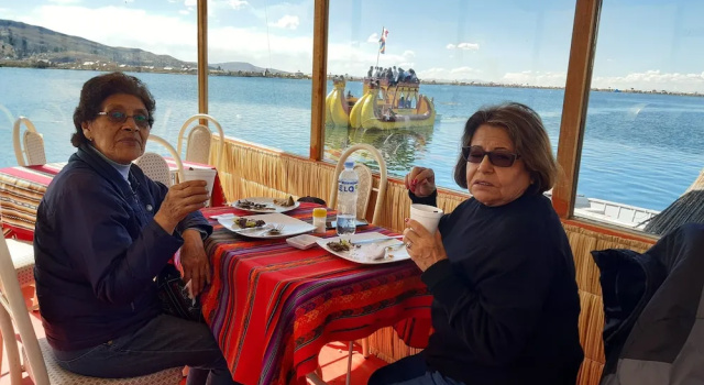 Двухместное бунгало Uros Amaru Marka Lodge