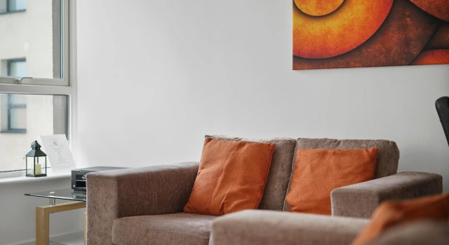 Апартаменты The Modern Apartments - 2 Bedroom with Parking by 360Stays