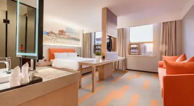 Люкс Standard Xana Hotelle Hotel (Yinchuan High-Speed Railway Station Huaiyuan Night Market)