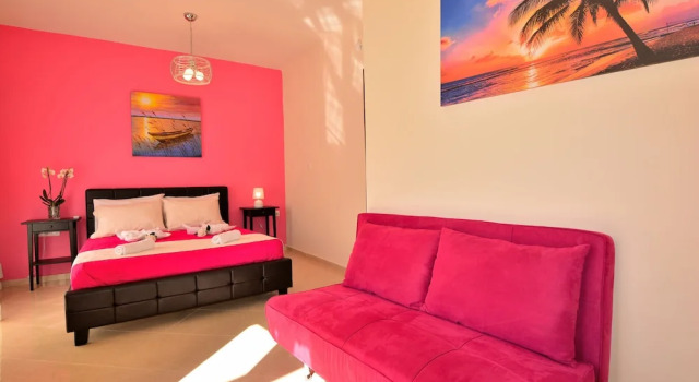 Апартаменты Deluxe с 3 комнатами с балконом Luxury Suites in Stavromenos