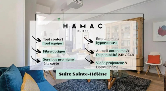 Апартаменты Le Sainte-Hélène - 50m2 - Vidéo-Pro - Home Cinéma