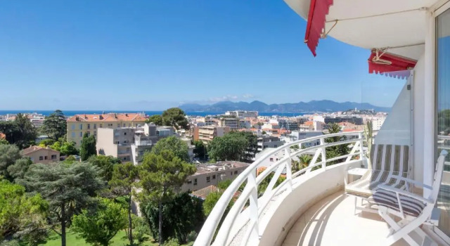 Апартаменты Fully equipped appartment 105 m2 clear view on the sea and californie hills
