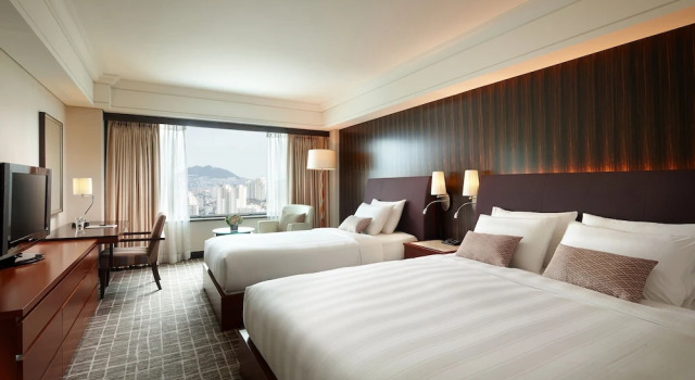 Двухместный семейный полулюкс Lotte Hotel Busan