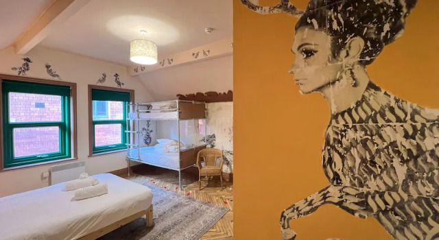 Четырёхместный номер Standard Art Hostel