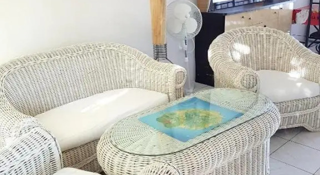 Appartement de 2 chambres avec vue sur la mer piscine partagee et terrasse amenagee a Saint Paul a 7 km de la plage