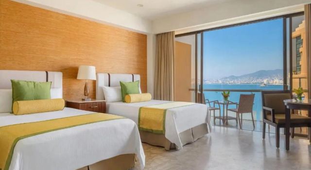 Двухместный клубный номер Deluxe с частичным видом на океан Grand Hotel Acapulco