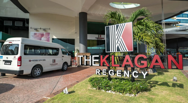 Кровать в общем номере The Klagan Regency 1Borneo