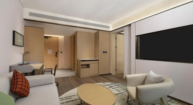 Двухместный люкс Deluxe Hilton Garden Inn Chengde High-Tech Zone
