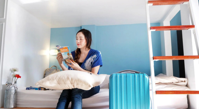 Кровать в общем номере Mercy Hostel