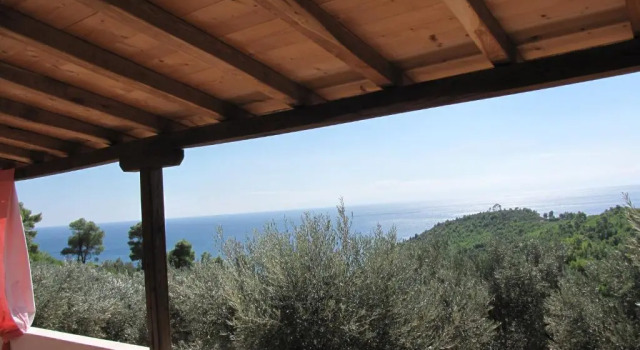 Апартаменты Elia house 1 astoning sea view among the olive trees
