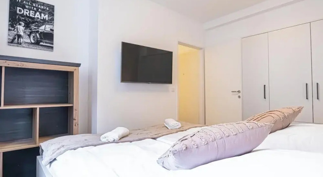 Modern 1BR 1LR Apt Donaustadt Area, Foglalás Szálloda Bécs Ausztria