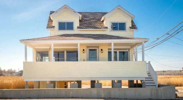 Oceanfront Front Porch Back Deck Kitchen, Buchen Sie Ferienhaus Wells 