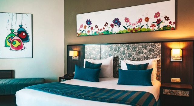 Трёхместный номер Standard с видом на море Rosa Beach Hotel	