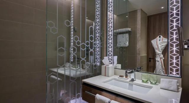 Deluxe Double room with marina view Mysk Al Mouj Hotel