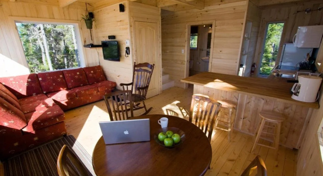 Chalets du bout du monde, Забронировать Шале Виллы Полуострова Гаспе, Вилла