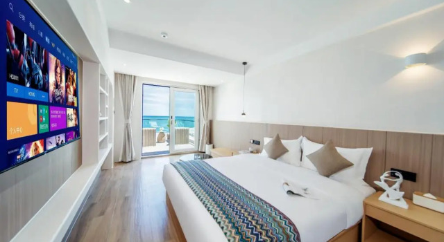 Номер Deluxe That sea in Sanya The sea infinity pool designer Meisu