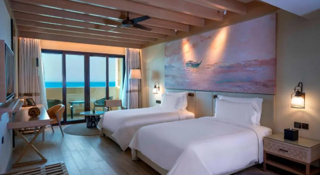 Люкс Spacious Saadiyat с 2 комнатами с видом на море Saadiyat Rotana Resort and Villas
