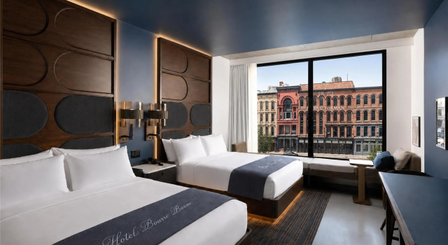 Четырёхместный номер Standard Hotel Bourre Bonne Louisville, Curio Collection by Hilton